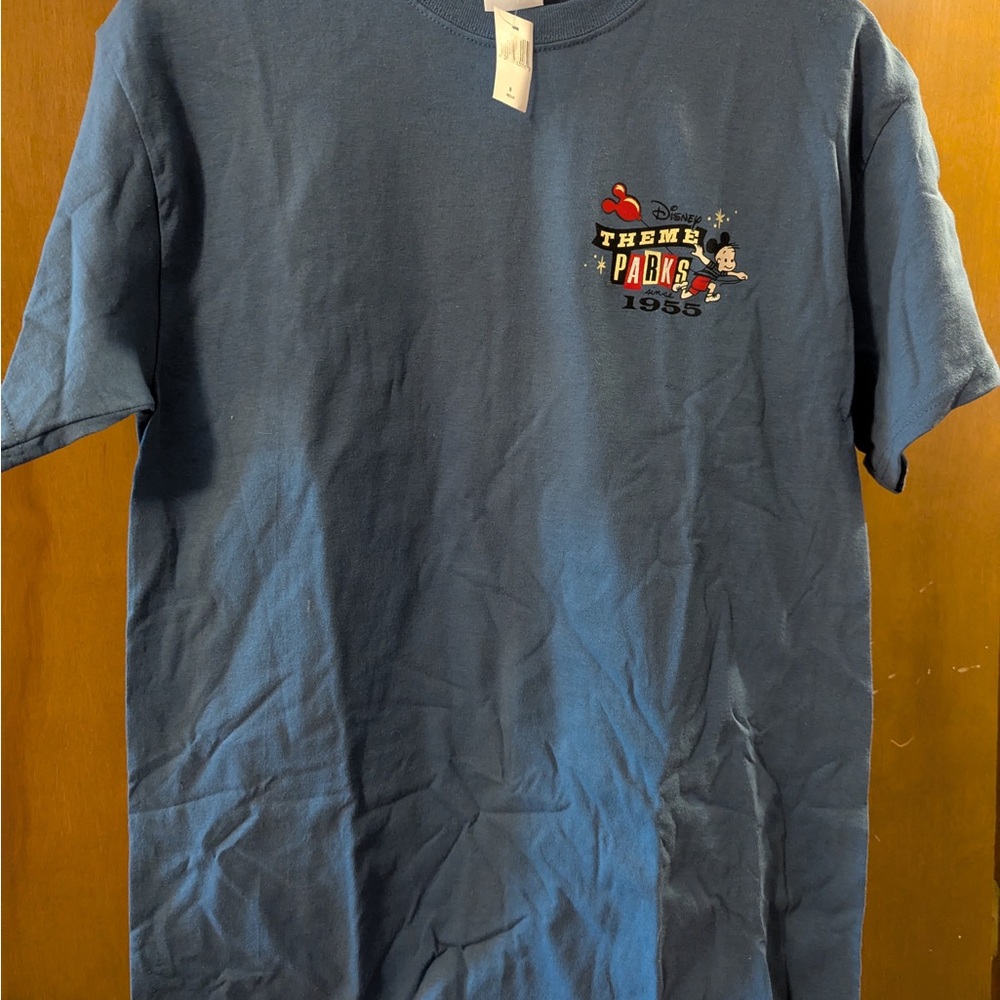 Disney Cast Member T-Shirt with Mickey Mouse and Theme Parks 1955